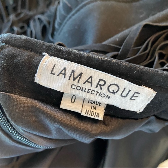 ⏱24 HR SALE⏱ LaMarque Suede Fringe Skirt - Picture 5 of 5